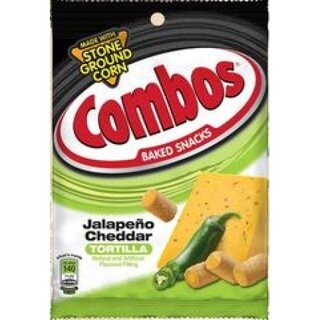 Combos - Jalapeno Cheddar Tortilla Crackers 178 Gram