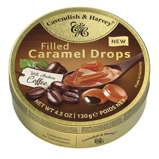 Cavendish & Harvey Cavendish & Harvey – Filled Coffee Caramel Drops 130 Gram