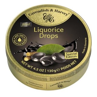 Cavendish & Harvey - Filled Liquorice Drops 130 Gram