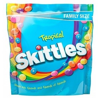 Skittles - Tropical Pouch 196 Gram