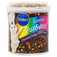 Pillsbury - Funfetti Chocolate Fudge Frosting 443 Gram