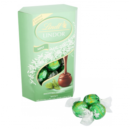 Lindt - Lindor Mint Chocolate Truffles 200 Gram