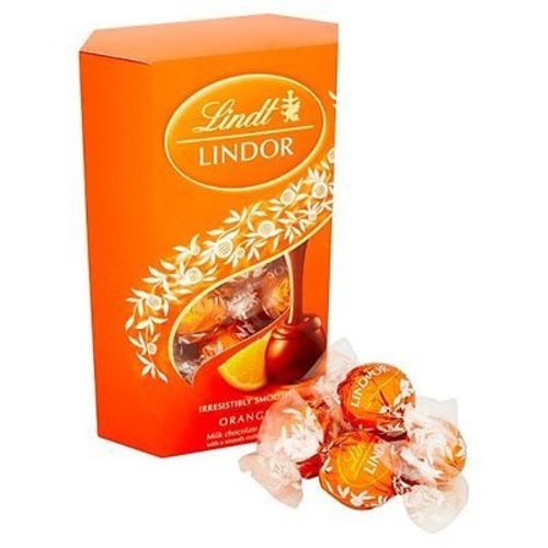 Lindt - Lindor Milk Chocolate Orange Truffles 200 Gram