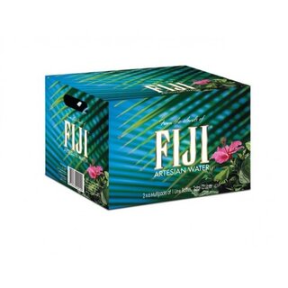 FIJI Natural Artesian Bottled Water 1 Liter 12 Stuks