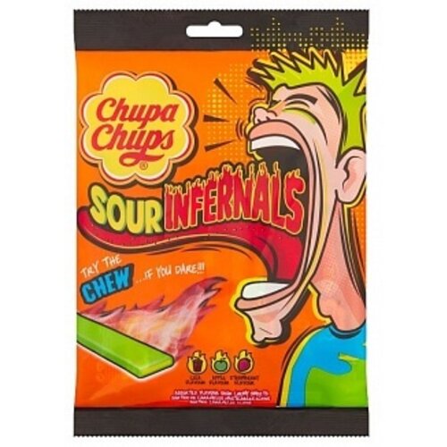 Chupa Chups - Sour Infernals Chews Bag 120 Gram