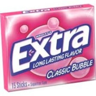 Wrigley's - Extra Classic Bubble 15 Sticks
