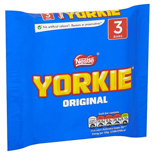 Nestle - Yorkie Original Milk Chocolate Bar 3-Pack 138 Gram