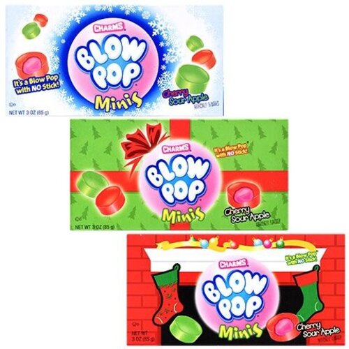 Charms - Blow Pop Mini's Christmas 85 Gram 1x