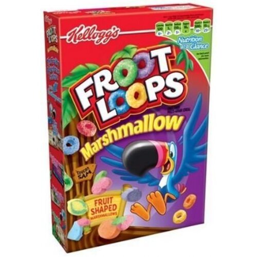 Kellogg's Froot Loops Cereal With Marshmallows 297 Gram
