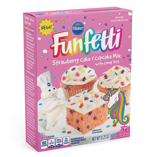 Pillsbury - Funfetti Unicorn Strawberry Cake Mix 432 Gram