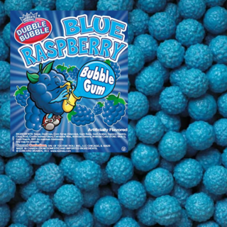 Dubble Bubble - Blue Raspberry Gumballs 1 Kilo