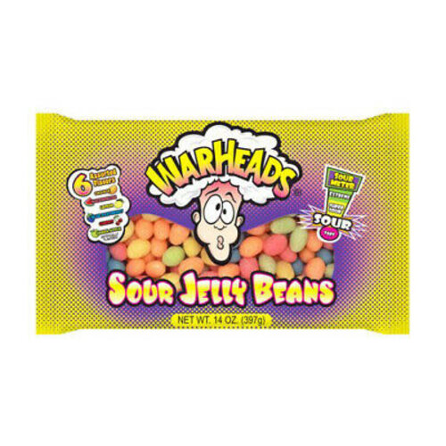 Warheads - Sour Jelly Beans 397 Gram