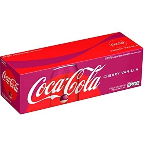 Coca Cola - Cherry Cola Vanilla 355ml 12 Blikjes