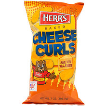 Herr's Cheddar Baked Cheese Curls 198,5 Gram