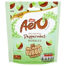 Nestle - Aero Bubbles Peppermint Mint Chocolate Pouch 102 Gram