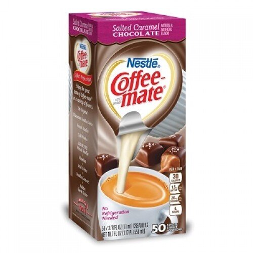 Coffeemate - Salted Caramel Liquid Creamer Single Serve Tubs 50 Stuks