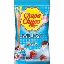 Chupa Chups - Milky 100 Stuks + 20 Stuks Extra