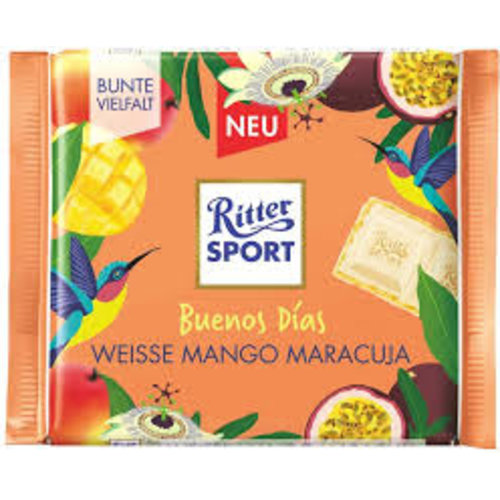 Ritter Sport "Buenos Días" Weisse Mango Maracuja 100 Gram