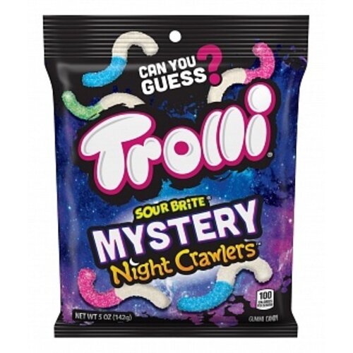 Trolli - Sour Brite Night Crawlers Mystery 142 Gram