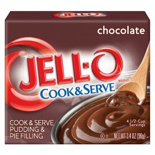 Jell-O - Cook & Serve Dessert Mix Chocolate 96 Gram