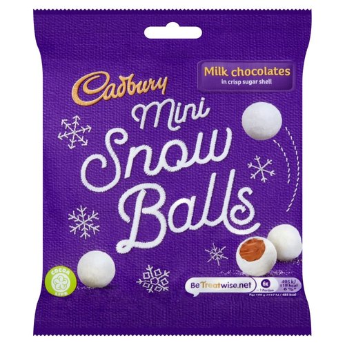 Cadbury - Mini Snow Balls 80 Gram