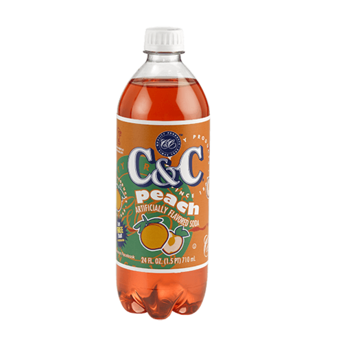 C&C Soda - Peach Bottle 710ml