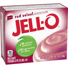 Jell-O - Instant Pudding Red Velvet 96 Gram