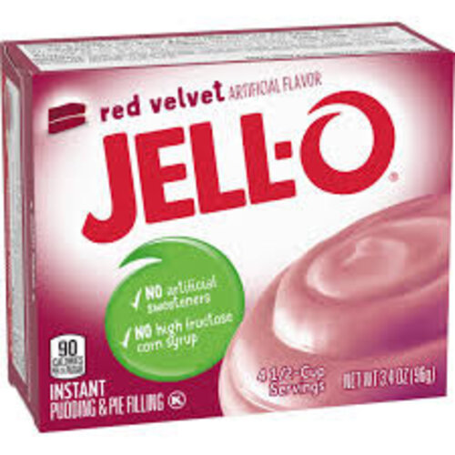 Jell-O - Instant Pudding Red Velvet 96 Gram