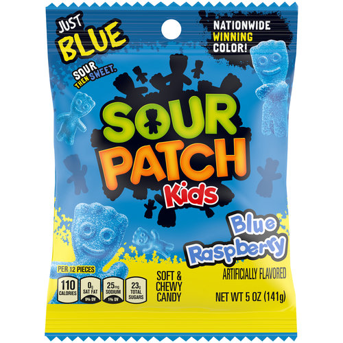 Sour Patch - Kids Blue Raspberry Peg Bag 141 Gram