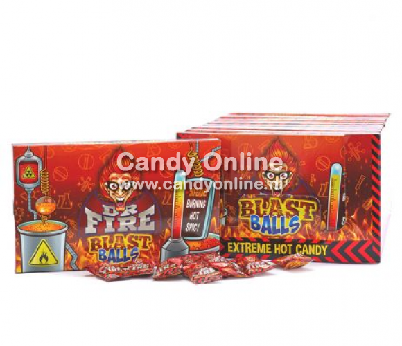 Dr. Fire snoep Dr. Sour - Fire Blast Balls 90 Gram (Halal)