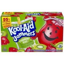 Kool-Aid - Sour Jammers Strawberry Kiwi Flavored Drink 10-pack