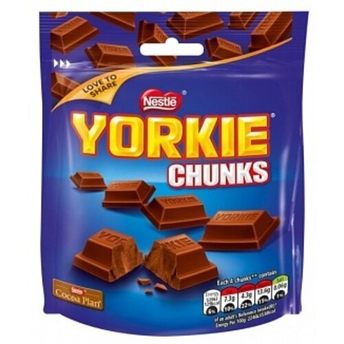 Nestle - Yorkie Milk Chunks Bag 100 Gram