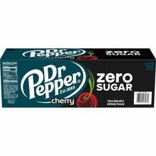 Dr Pepper - Cherry Zero 355ml 12 Blikjes