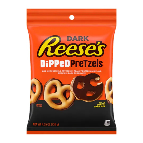 Reese's - Dark Dipped Pretzels 120 Gram