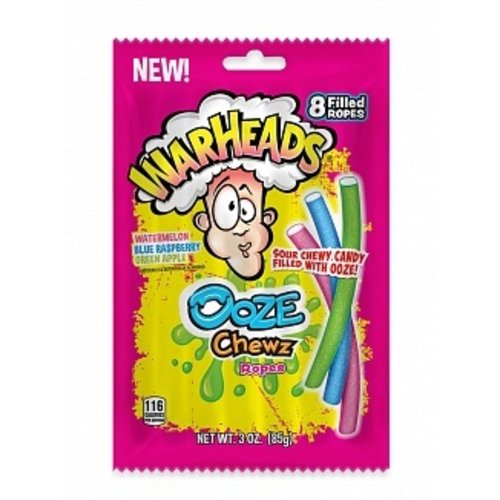 Warheads - Ooze Chewz Ropes 85 Gram