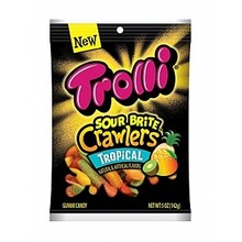 Trolli - Tropical Sour Brite Crawlers Minis 142 Gram