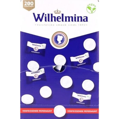 Wilhelmina - Pepermunt 5 Gram 200 Stuks
