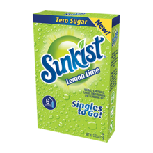 Sunkist - Lemon Lime Zero Sugar Singles to Go 15 Gram