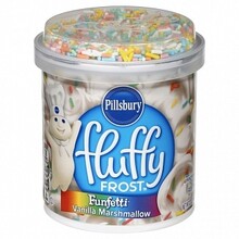 Pillsbury - Fluffy Frosting Funfetti Vanilla Marshmallow 340 Gram