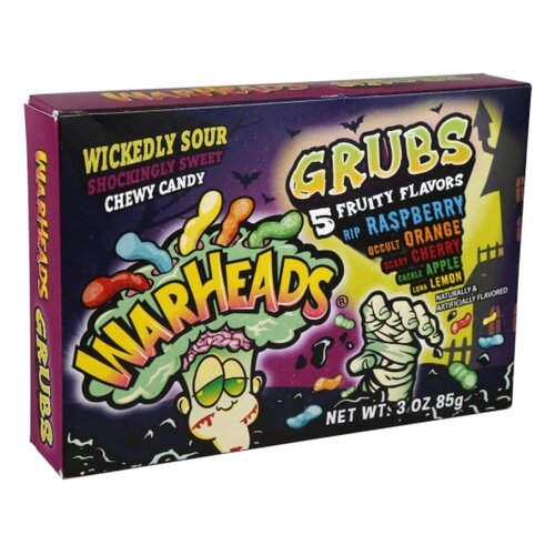 Warheads - Halloween Wickedly Sour Grubs 85 Gram