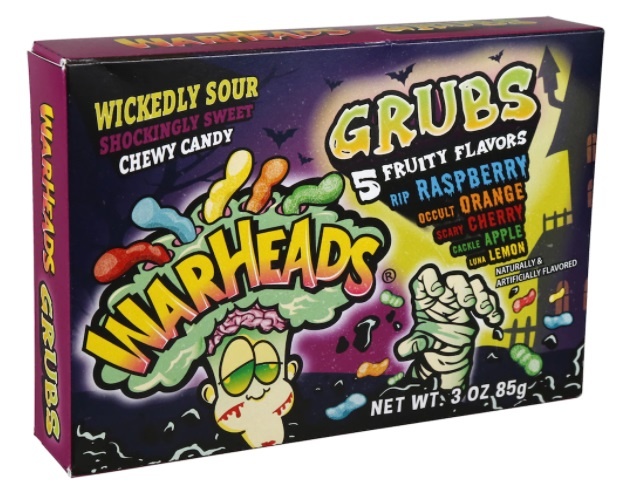 Warheads Warheads - Halloween Wickedly Sour Grubs 85 Gram