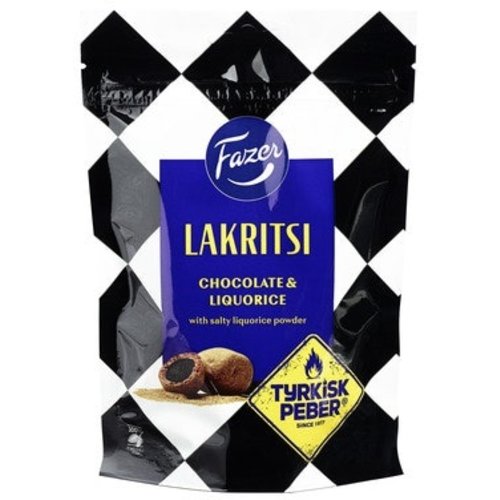 Fazer - Lakritsi Choco Tyrkisk Peber 135 Gram