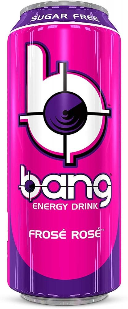 Image of Bang Bang - Frosé Rosé Energy Drink 500ml (suikervrij) 12 Blikjes 125592032