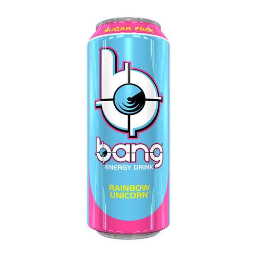 Bang - Rainbow Unicorn Energy Drink 500ml (suikervrij) 12 Blikjes