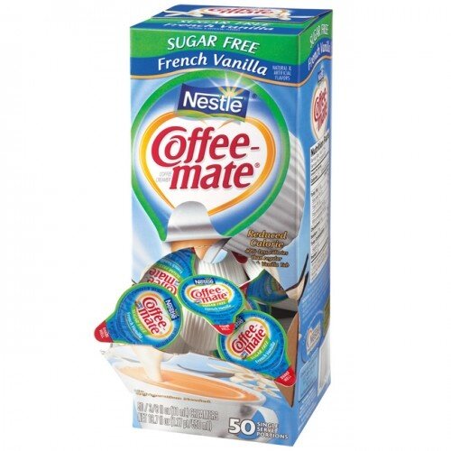 Coffeemate - Single Serve Creamers French Vanilla  50 Stuks (suikervrij)