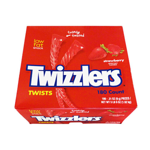 Twizzlers - Strawberry 180 Stuks 1620 Gram