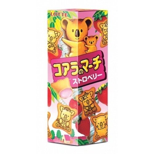 Lotte - Koala's March Strawberry Cookies 48 Gram