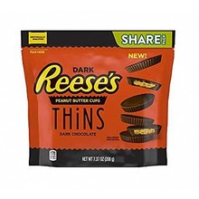Reese's - Peanut Butter Cups Thins Dark 209 Gram