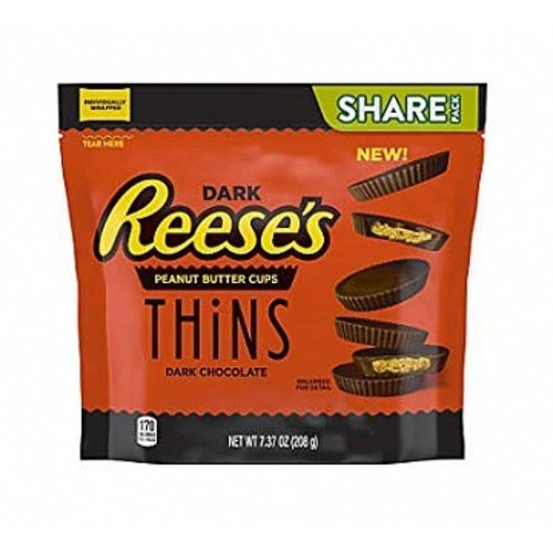 Reese's - Peanut Butter Cups Thins Dark 209 Gram