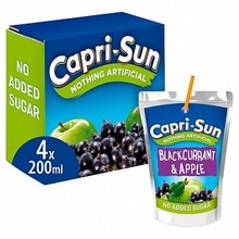 Caprisun - Blackcurrant & Apple 4-Pack
